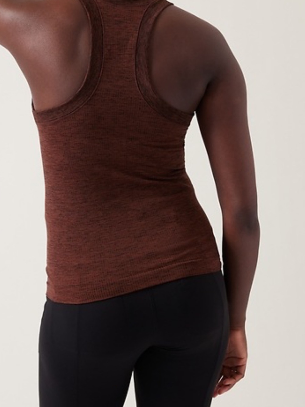 Athleta Renew Racerback Tank Top Brown Size Large NWT